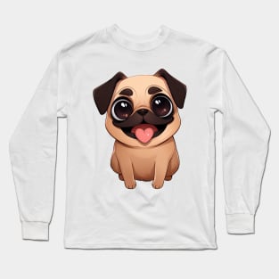 Cute Pug Long Sleeve T-Shirt